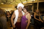 Hunky Santa, Trapeze Artists at the Beverly Center