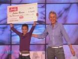 Justus Gets $10,000 Surprise
