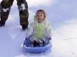 Playing in the Frazier Park Snow