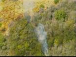 Crews Fight Blaze Near Getty (RAW)