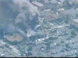 Raw Video of Strip Mall Fire