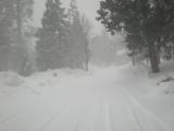 Snowing in Lake Arrowhead