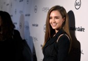 Actress Jessica Alba attends Marie Claire