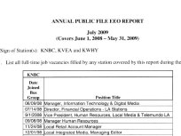 2009 FCC EEO Report