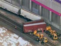 Freight Trail Derails Near Union Station