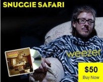 The Weezer Snuggie Goes Safari