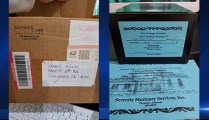 A Minnesota couple is searching for the family of a California woman whose ashes were discovered inside a storage unit they won at auction in 2011. Six years later, they’re still searching for the woman’s family to return the remains.