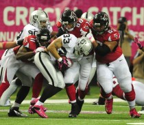 Raiders Fall on Long, Late Field Goal by Falcons