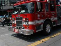 Batman Drives a Ladder Truck