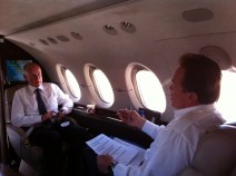 Jerry Brown Flies Coach With the People