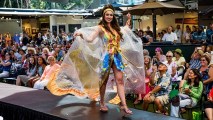 Applaud beautiful, creative, and often outlandish outfits, all made from recycled goods, in Laguna Beach on Saturday, Aug. 12.