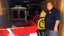 A stolen train and trailer are reunited with its owner in Walnut Creek. (July 31, 2017)