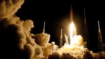 A Falcon 9 SpaceX rocket lifts off from launch complex 40 at the Cape Canaveral Air Force Station in Cape Canaveral, Florida, on July 17, 2016. The spaceflight company has recycled a rocket it plans to launch Thursday, March 30, 2017.