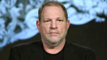 FILE - In this Jan. 6, 2016 file photo, producer Harvey Weinstein participates in the "War and Peace" panel at the A&E 2016 Winter TCA in Pasadena, Calif. Weinstein has been fired from The Weinstein Co., effective immediately, following new information revealed regarding his conduct, the company