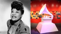 "Ella at 100: Celebrating the Artistry of Ella Fitzgerald" is on exhibit at the Grammy Museum at LA Live through Sunday, Sept. 10.