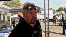 Television chef Guy Fieri volunteers to cook barbecue for evacuees and firefighters battling the North Bay blazes in California.