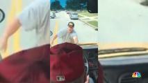 Man Clings to Front of School Bus in Road Rage Case