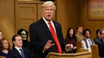 Alec Baldwin appears as President Donald Trump during the "Trump People