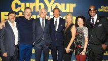 The New York Premiere of HBOs "Curb Your Enthusiasm" with cast and crew. - Pictured: Jeff Schaffer, Jeff Garlin, Larry David, Richard Plepler, Cheryl Hines, Susie Essman, J.B. Smoove