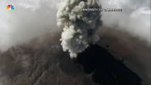Drone Captures Incredible Footage Above Active Volcano