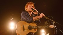 Ed Sheeran performs on day 2 of Latitude Festival at Henham Park Estate on July 17, 2015 in Southwold, England. The singer recently traveled to Liberia as part of Red Nose Day campaign.