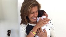 New mom Hoda Kotb with her daughter, Haley Joy.