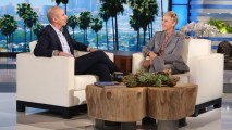 Matt Lauer pays a visit to "The Ellen DeGeneres Show" on Thursday to talk milestones, the president and more.