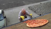 Fans of the show have taken to throwing pizzas on the roof of the home, to the dismay of the house