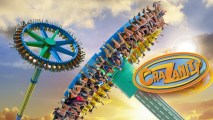 CraZanity will whisk riders buckled onto a mega-sized disk 17 stories in the air.