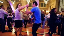 Move to train station-filling notes and rhythms on Friday, July 7.