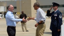 Obama Visits Flood-Damaged Louisiana in Show of Support