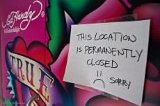 Sweetest Goodbye: Ed Hardy Outlet Closes on Spring