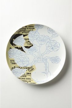 Paint-By-Numbers Plate at Anthropologie