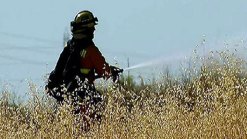 Fire Burns 250 Acres Near Lake Mathews