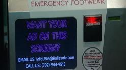 Machine Vends Emergency Footwear
