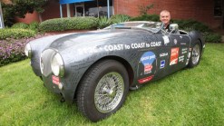Ailing Austin-Healey on 50-State Lap