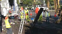Flood Cleanup Slows Ventura Boulevard Drive