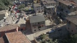 Drone Footage Shows Earthquake Devastation in Italy