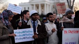 Vigil for Conn. School Shooting Outside White House