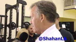 Lakers Coach Mike D'Antoni at March 24, 2013 Practice
