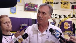 Mike D'Antoni At Lakers Practice