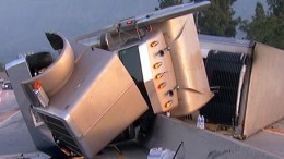 Big Rig Crashes Into Monrovia Freeway Divider