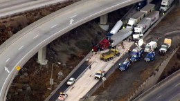 Trucks Piled "Wall to Wall" in Tunnel Crash