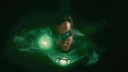 "Green Lantern" Basically Naked But for Bulging Codpiece