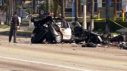 LAPD Car Crash: "I Don't Know How He's Alive"