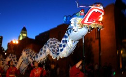 Lanterns Glow, Dragons Dance Downtown