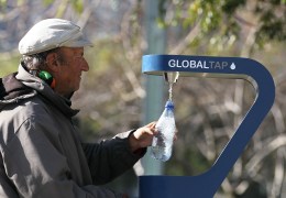 Drinking Fountains of the Future Arrive in the City