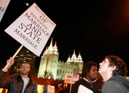 Mormon Church Face Prop 8 Related Fine