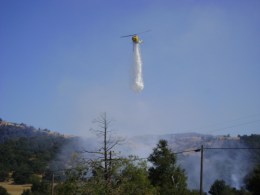 Firefighters Battle Flames in Julian 