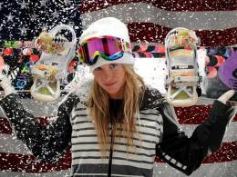 Snowboarder Is Cool With Bikini Shots